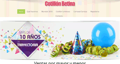 Desktop Screenshot of cotillonbetina.com